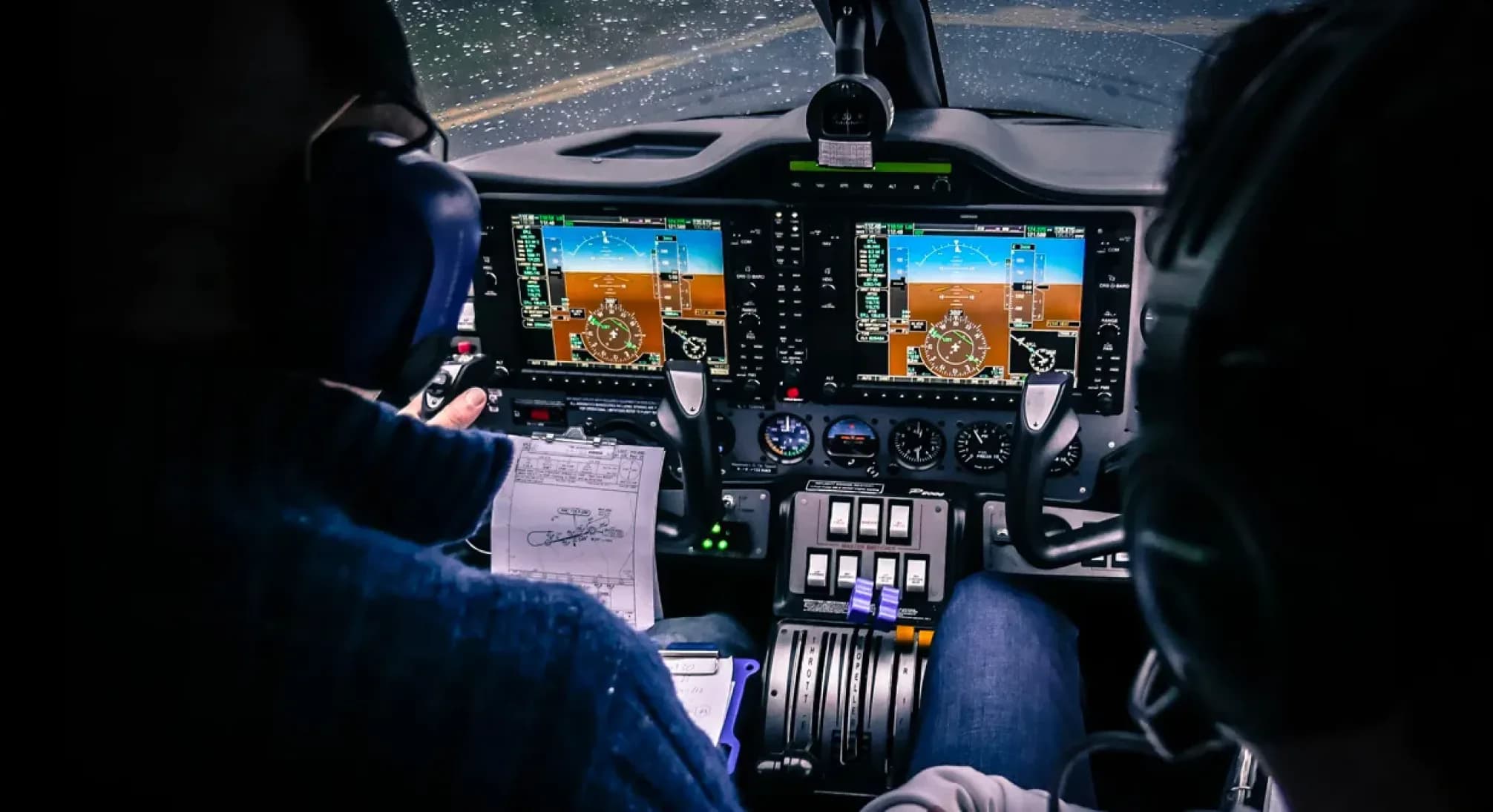 Flight training cockpit